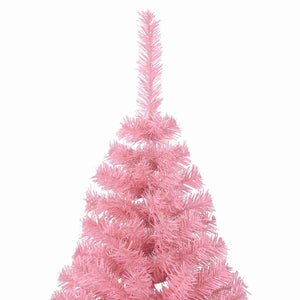 Rosa Weihnachtsbaum Künstlich Vorbeleuchtet 210cm