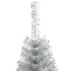 Silberner LED Weihnachtsbaum 240cm