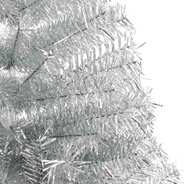 Silberner LED Weihnachtsbaum 240cm