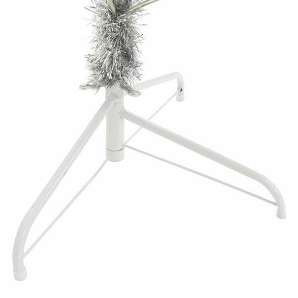Silberner LED Weihnachtsbaum 240cm