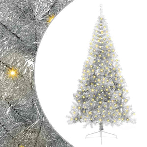 Silberner LED Weihnachtsbaum 240cm