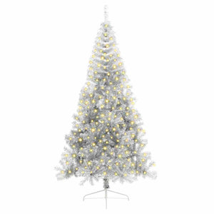 Silberner LED Weihnachtsbaum 240cm