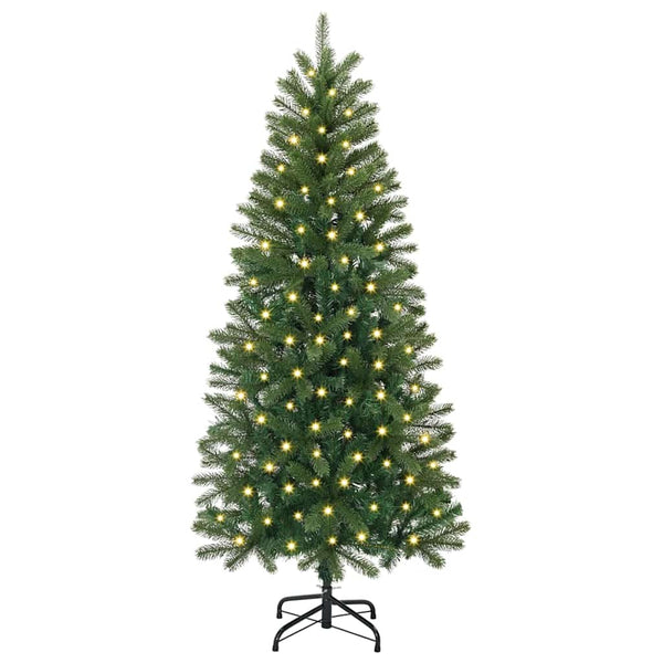vidaXL Sapin de Noël artificiel avec 150 LED Vert 150 cm PE et PVC
