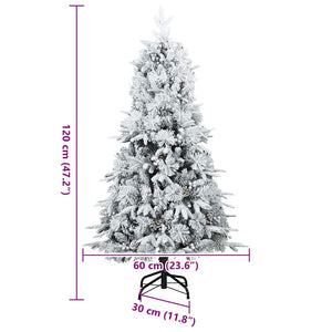 Künstlicher klappbarer Weihnachtsbaum, Grün, 120cm