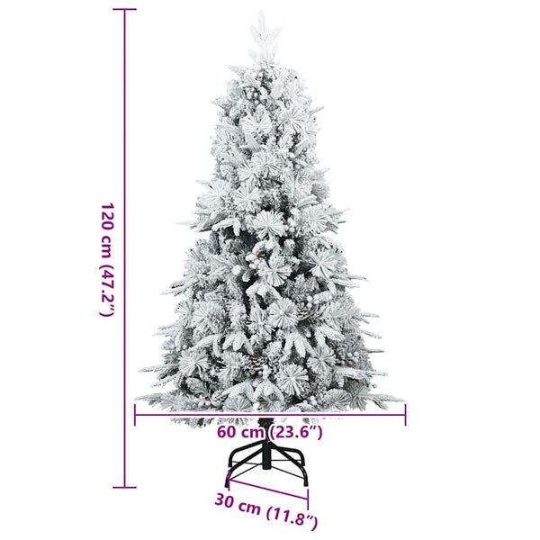 Künstlicher klappbarer Weihnachtsbaum, Grün, 120cm