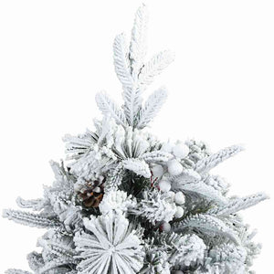 Weißer klappbarer künstlicher Weihnachtsbaum 150cm