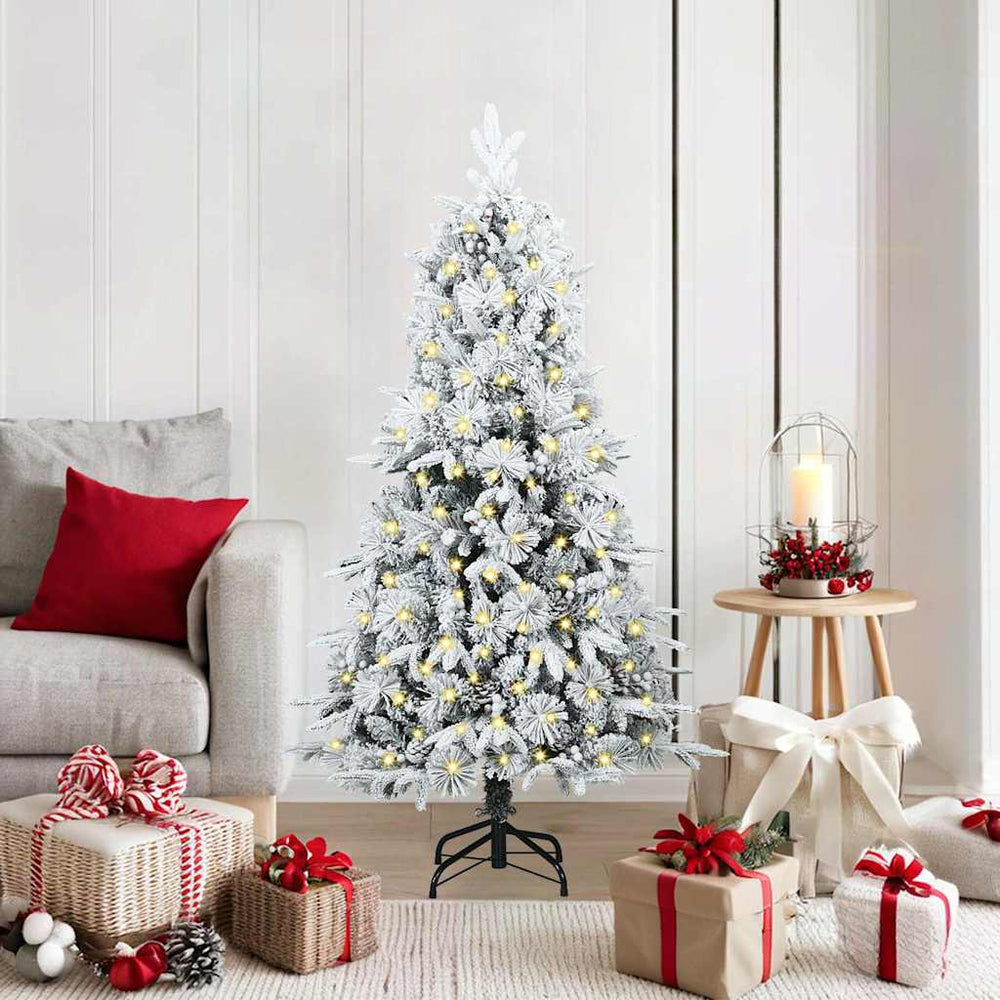 Weißer klappbarer künstlicher Weihnachtsbaum 150cm