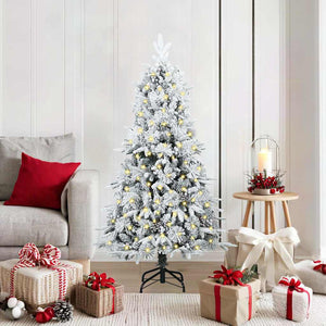 Weißer klappbarer künstlicher Weihnachtsbaum 150cm