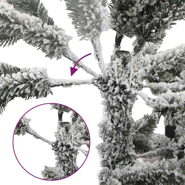 Weißer klappbarer künstlicher Weihnachtsbaum 150cm