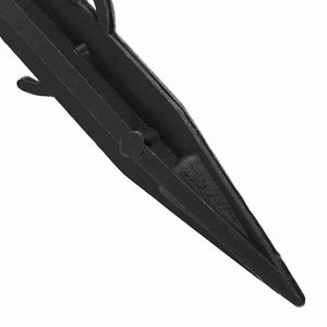 Schwarze Bodenheringe Kunststoff 3x11cm - 500 Stk.