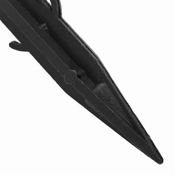 Schwarze Bodenheringe Kunststoff 3x11cm - 500 Stk.