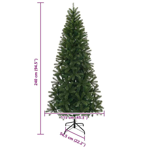 Künstlicher Weihnachtsbaum, Grün, 240 cm