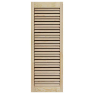 Massivholz Schranktür Kiefer Natur 110 cm