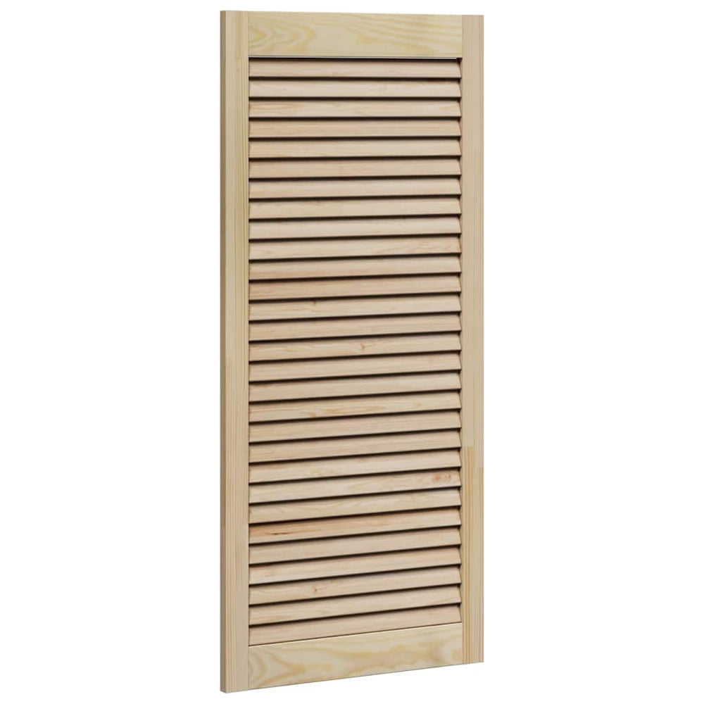 vidaXL Porte de placard Naturel 49,5 x 2,1 x 110 cm Pin massif