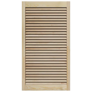 Massivholz Schranktür Kiefer Natur 110 cm