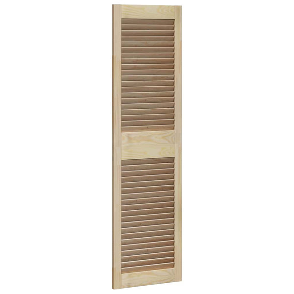 Kiefer Schranktüren Natur, 2er Set