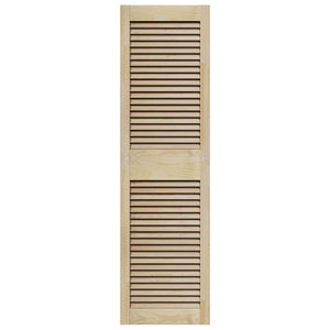 Kiefer Schranktüren Natur, 2er Set