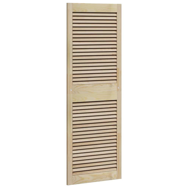 Schranktür 2er Set Kiefer Natur 49,5x140,5 cm