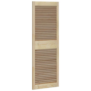Schranktür 2er Set Kiefer Natur 49,5x140,5 cm