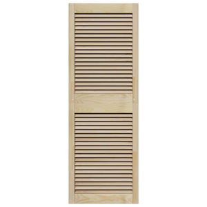 Schranktür 2er Set Kiefer Natur 49,5x140,5 cm