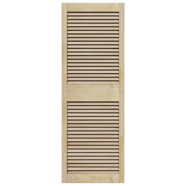 Schranktür 2er Set Kiefer Natur 49,5x140,5 cm