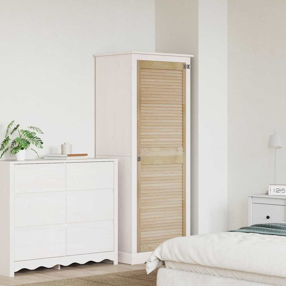 Massivholz Schranktür Kiefer Natur 170 cm