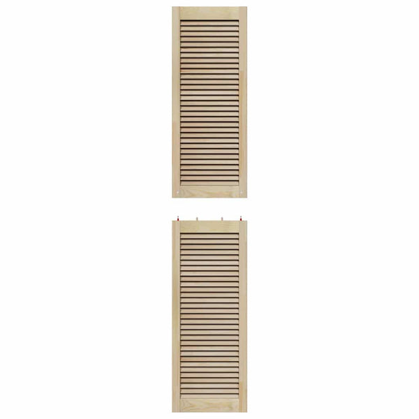 Massivholz Schranktür Kiefer Natur 39,5cm
