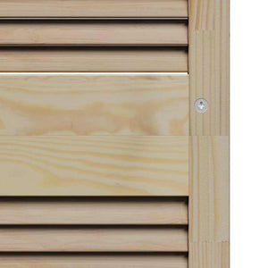 Massivholz Schranktür Kiefer Natur 39,5cm