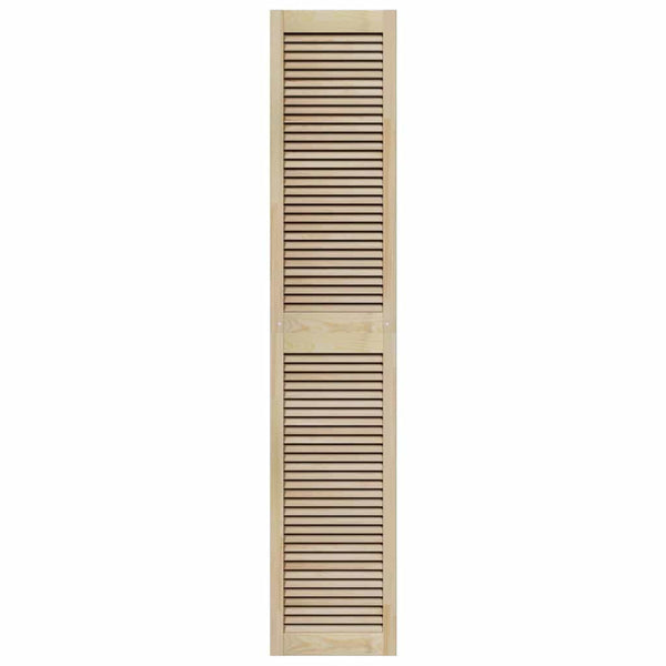 Massivholz Schranktür Kiefer Natur 39,5cm