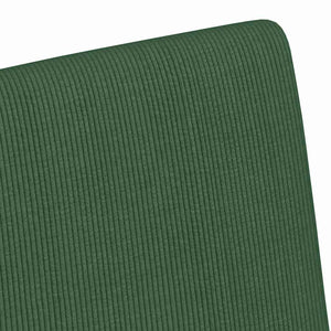 Esszimmerstühle mit Rollen Grau-Grün, 2er-Set