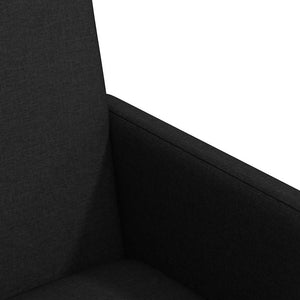 Esszimmerstühle mit Rollen, 2er-Set, Schwarz