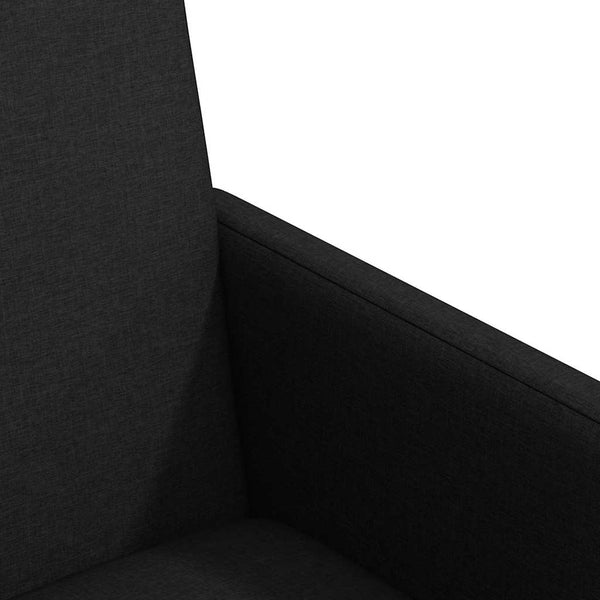 Esszimmerstühle mit Rollen, 2er-Set, Schwarz