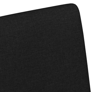 Esszimmerstühle mit Rollen, 2er-Set, Schwarz