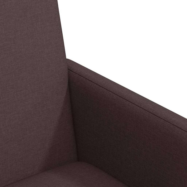 Esszimmerstühle mit Rollen, Dunkelbraun, 2er-Set
