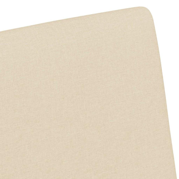Esszimmerstühle Creme mit Rollen, 2er-Set