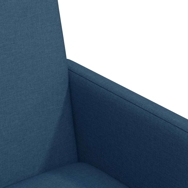 Esszimmerstühle mit Rollen, 2er-Set, Blau