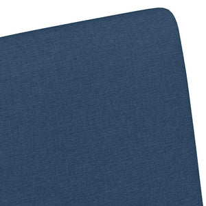 Esszimmerstühle mit Rollen, 2er-Set, Blau