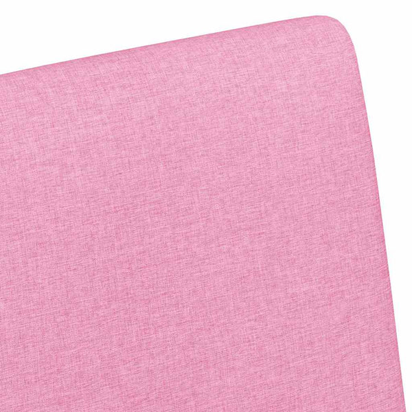 Esszimmerstühle Rosa mit Rollen, 2er-Set