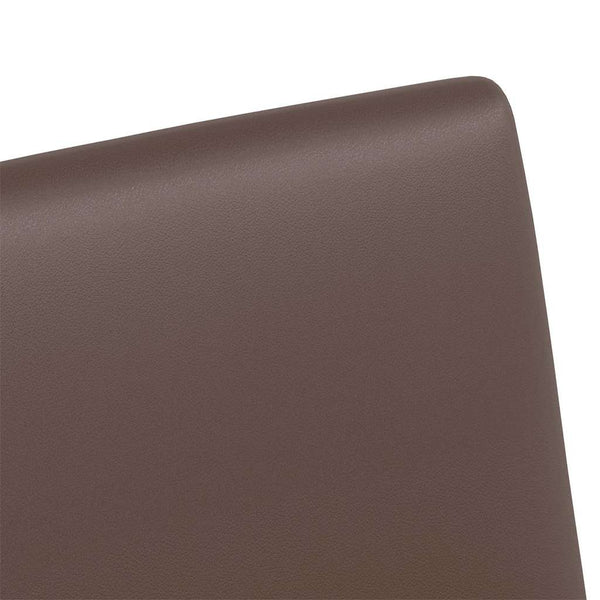 Esszimmerstühle Braun mit Rollen, 2er-Set