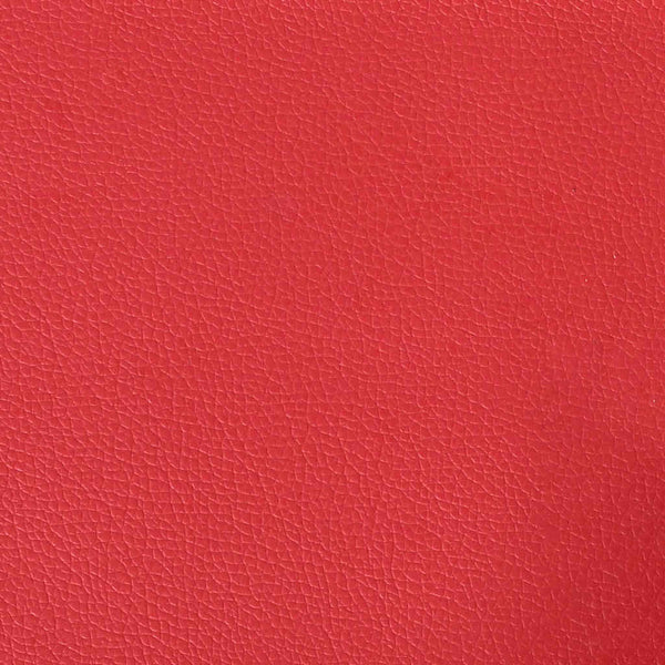 Esszimmerstühle Rot Kunstleder mit Rollen (2er-Set)