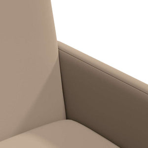 Esszimmerstühle mit Rollen, 2er-Set Cappuccino