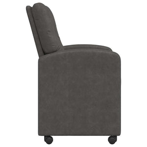 Esszimmerstühle mit Rollen, 2er-Set, Schwarz