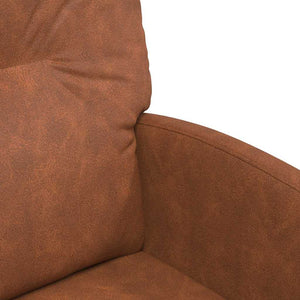 Esszimmerstühle Braun mit Rollen, 2er-Set