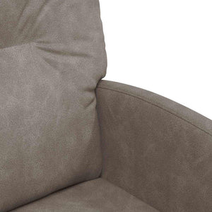 Esszimmerstühle mit Rollen Grau, 2er-Set