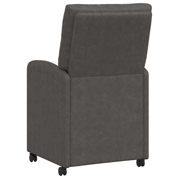 Esszimmerstühle mit Rollen, 2er Set Schwarz