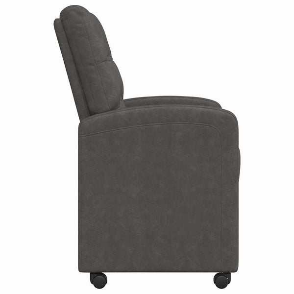 Esszimmerstühle mit Rollen, 2er Set Schwarz