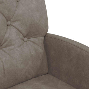 Esszimmerstühle mit Rollen, 2er-Set Grau