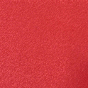 Esszimmerstühle Rot Kunstleder mit Rollen, 2er-Set