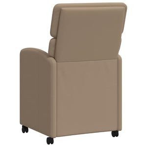 Esszimmerstühle mit Rollen Cappuccino 2er Set