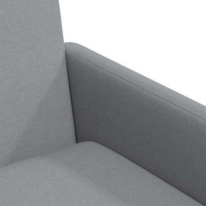 vidaXL Chaises de salle à manger 2 pcs Gris clair 57 x 67 x 95 cm Tissu